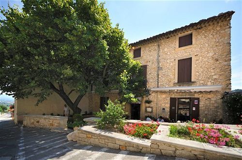 Logis Hotel Restaurant Les Geraniums Le Barroux Dış mekan fotoğraf